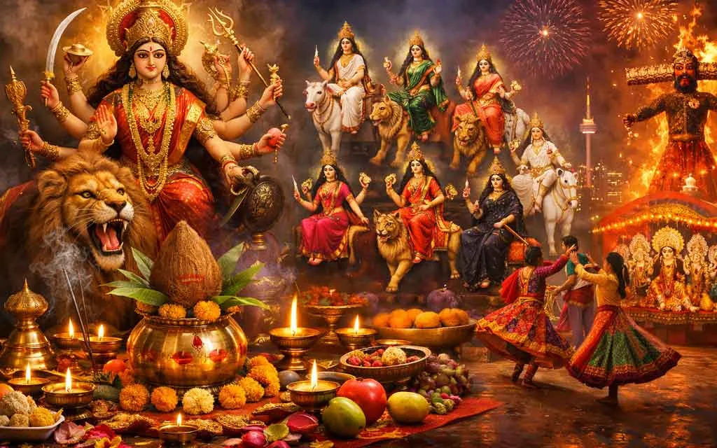 Navaratri 2026: A Complete Guide for Hindus in Canada – Dates, Poojas, Significance & Celebration Tips — Navratri