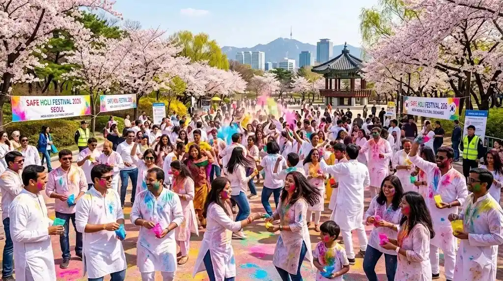 Safe Holi Celebrations in South Korea 2026: Practical Tips and Major Events for the Indian & Hindu Diaspora Amid Global Uncertainties — Holi 2026