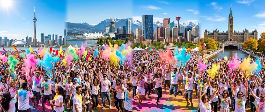 Holi 2026 in Canada: Biggest Festival of Colors Events in Toronto, Vancouver, Calgary & Ottawa — Holi 2026