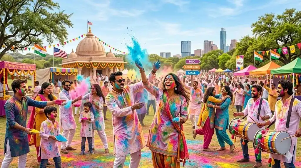 Safe and Vibrant Holi Celebrations in Texas, USA 2026 — Holi 2026