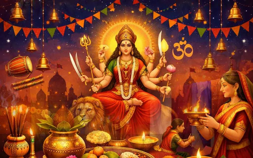 Navratri 2026: Complete Guide to the Nine Days of Worship, Dates, Colors, Goddesses & Rituals — Navratri