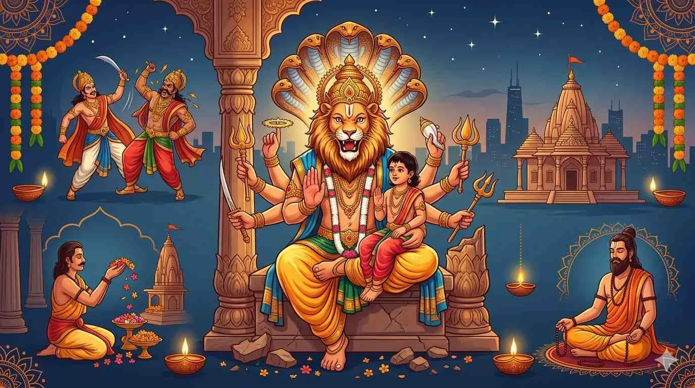Narasimha Jayanti 2026 in the USA: Date, Significance, Story, Rituals & Powerful Mantras for Hindu Devotees — Festivals