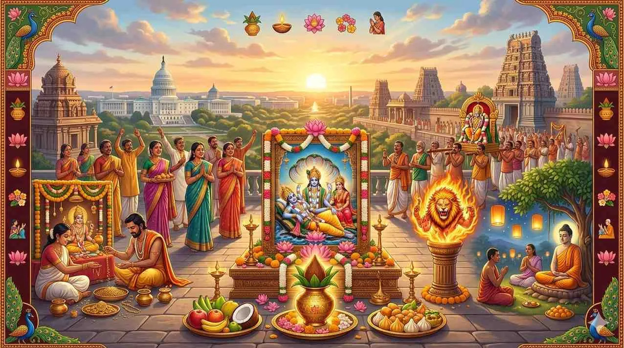 Vaishaka Masam Festivals 2026: Complete Guide with Dates, Importance & Rituals for Hindu Devotees in USA — Festivals