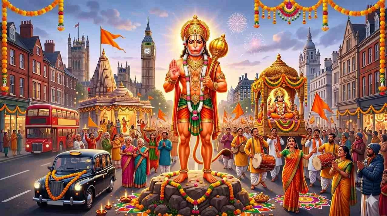 Hanuman Jayanti 2026 Celebrations in UK: Complete City-Wise Guide to Temples, Events & Bhakti Vibes — Festivals