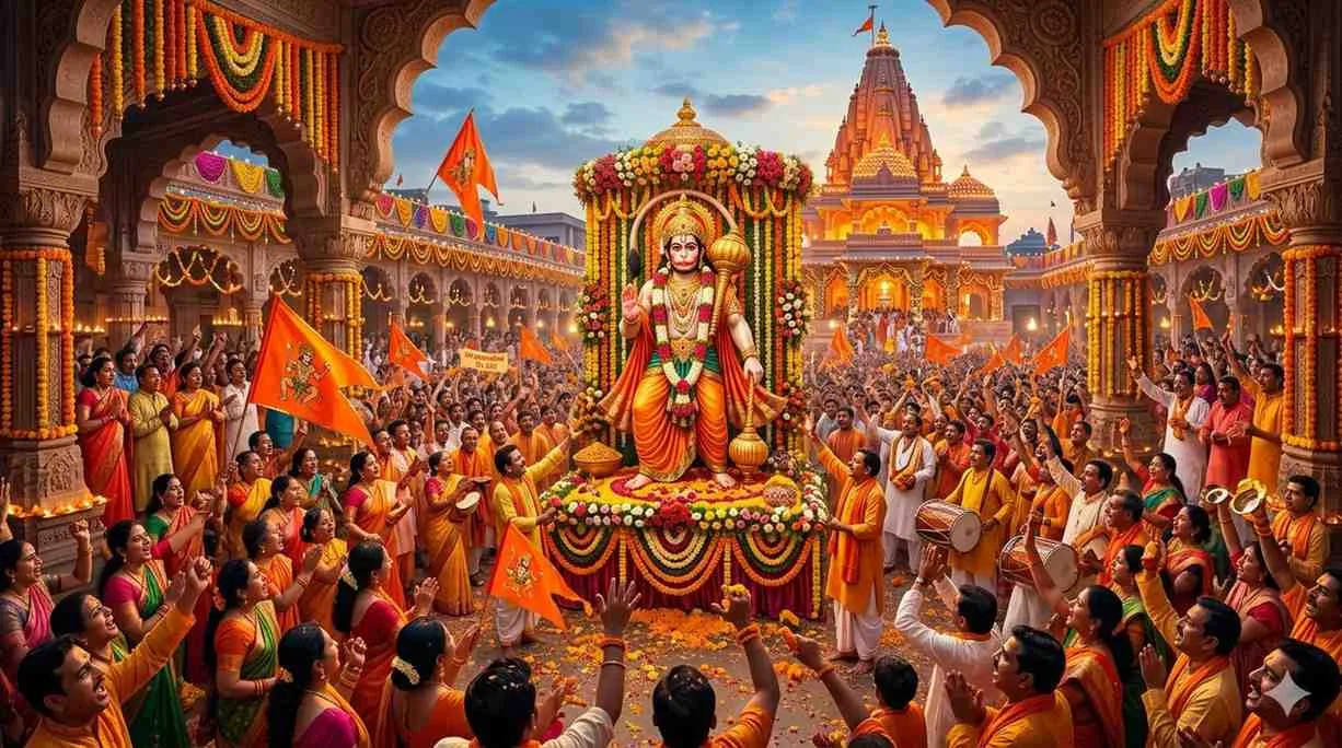 Hanuman Jayanti 2026: How India Celebrated the Birth of Bajrangbali with Massive Devotion and Festive Spirit — Festivals