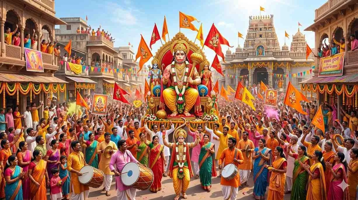 How India Celebrated Hanuman Jayanti 2026 — Devotion, Rituals & Grand Processions — Festivals