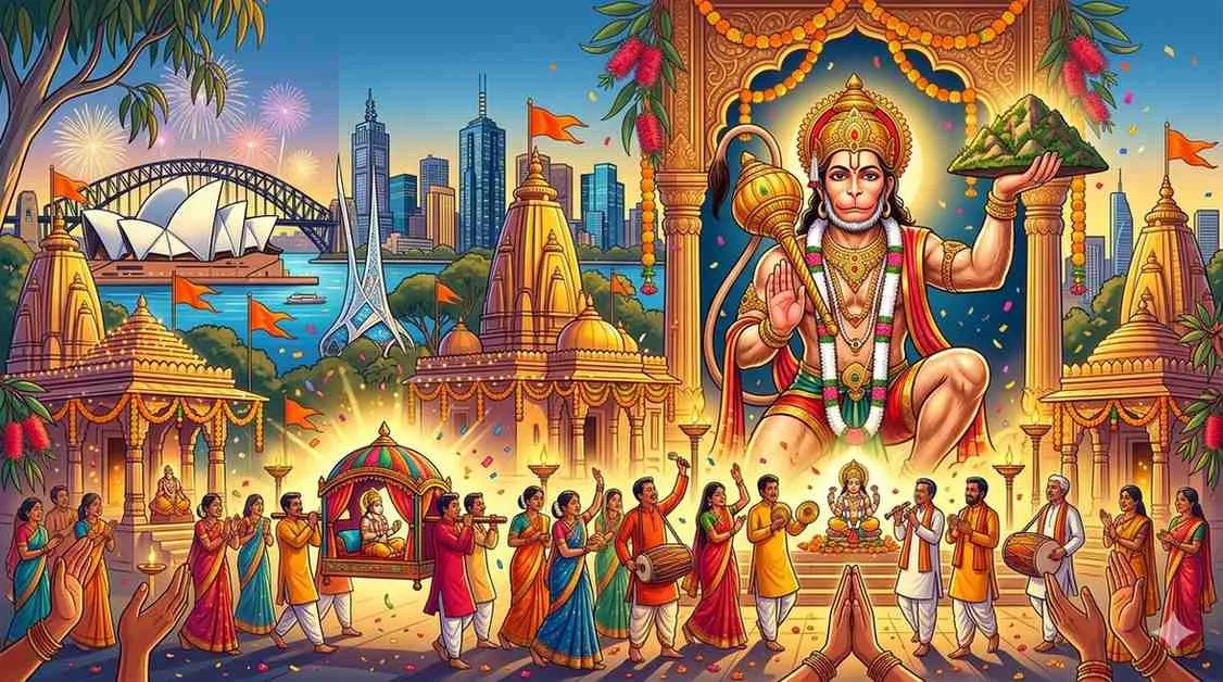Hanuman Jayanti 2026 Celebrations in Australia: Complete City-Wise Guide to Temples, Events & Devotional Energy — Festivals
