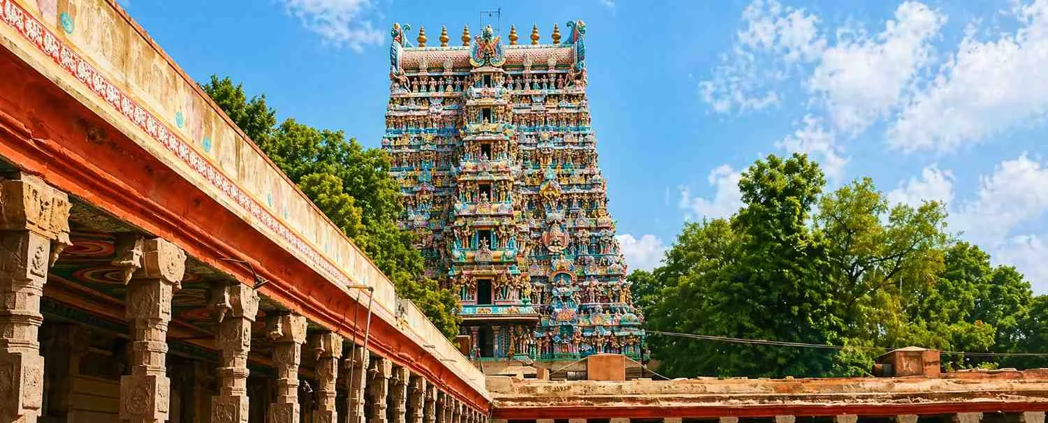 Meenakshi Sundareshwar Temple — gopuram