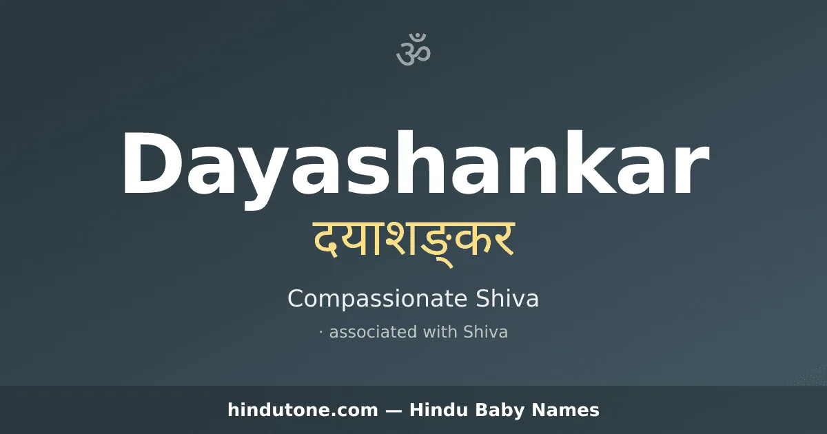 Dayashankar