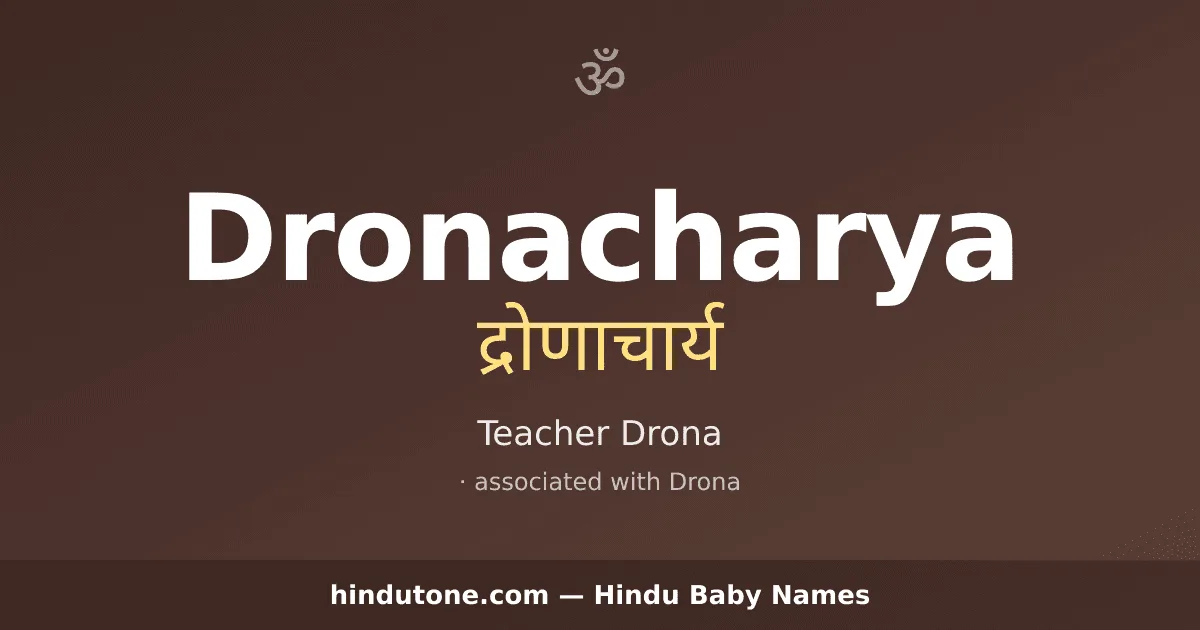 Dronacharya