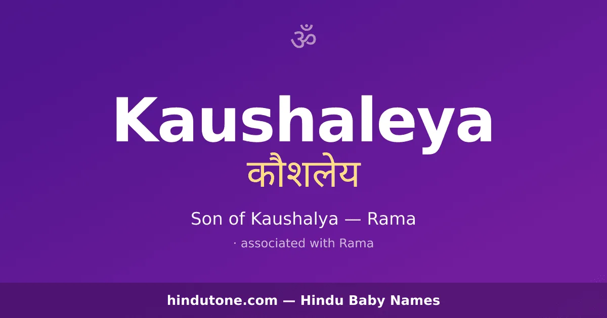 Kaushaleya