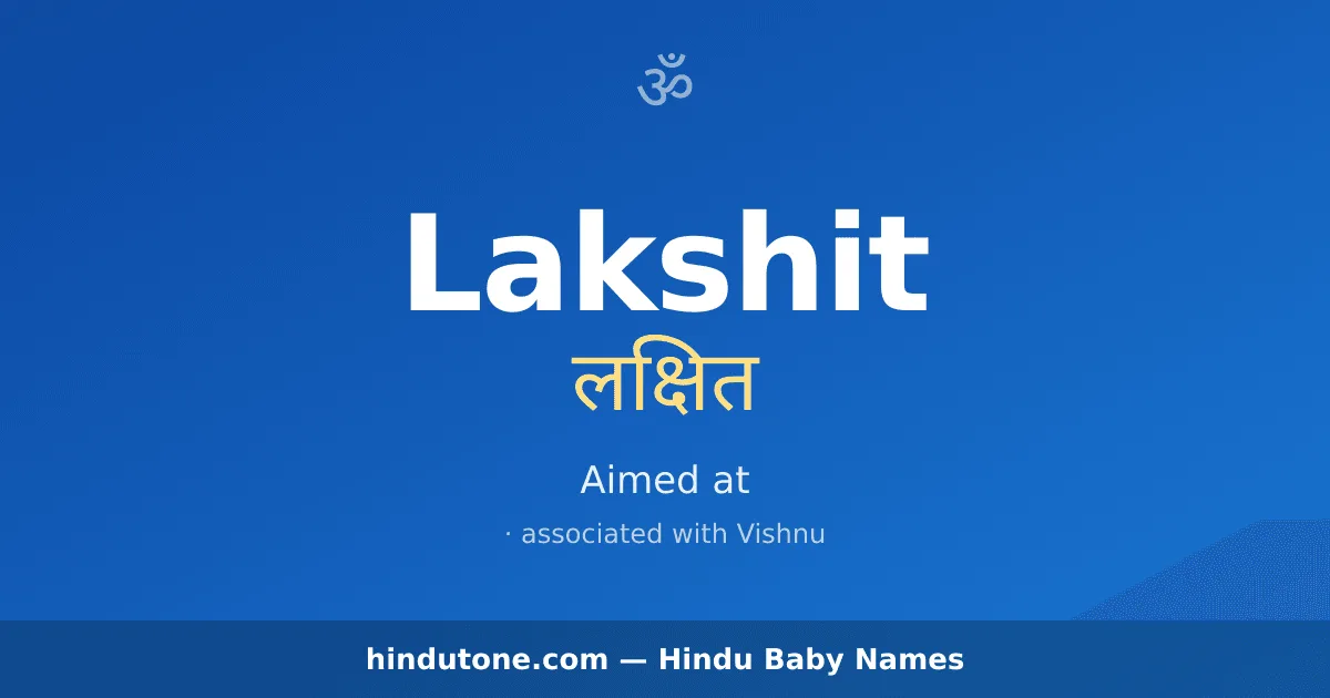 Lakshit