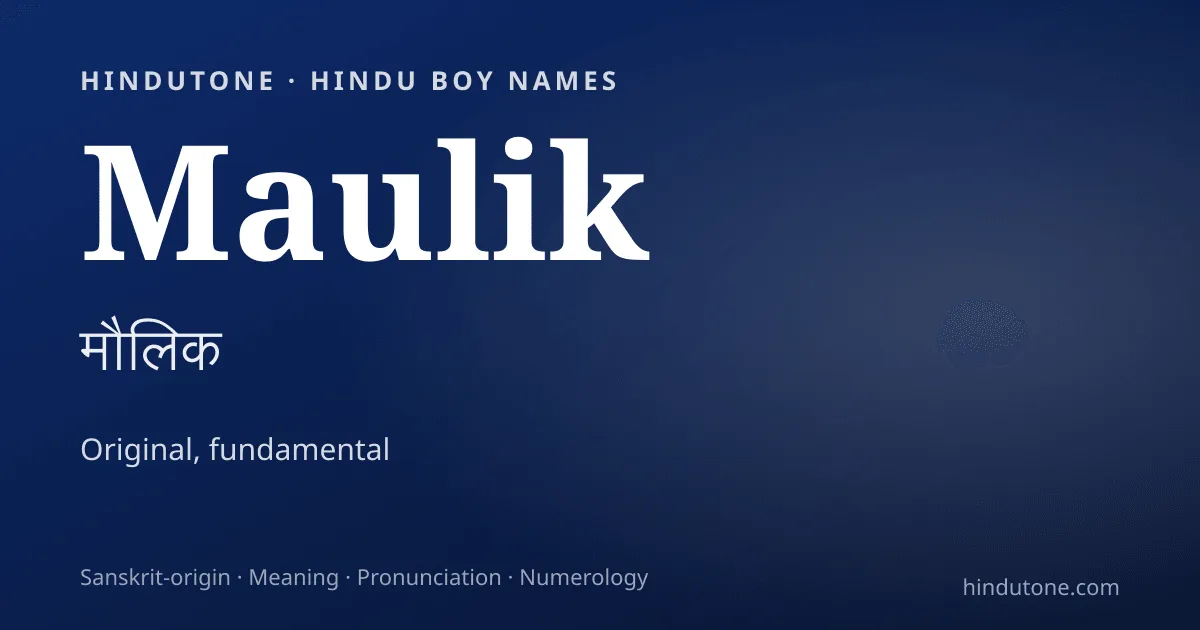 Maulik