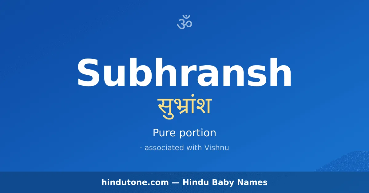 Subhransh