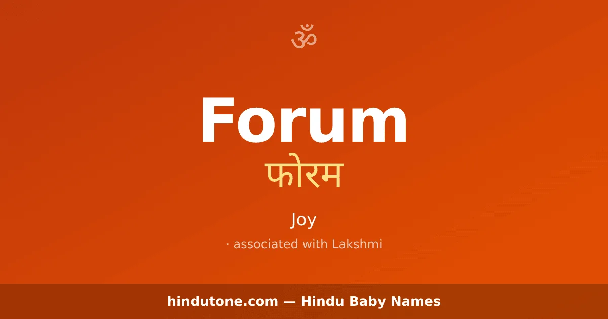 Forum — Hindu Girl Names with F