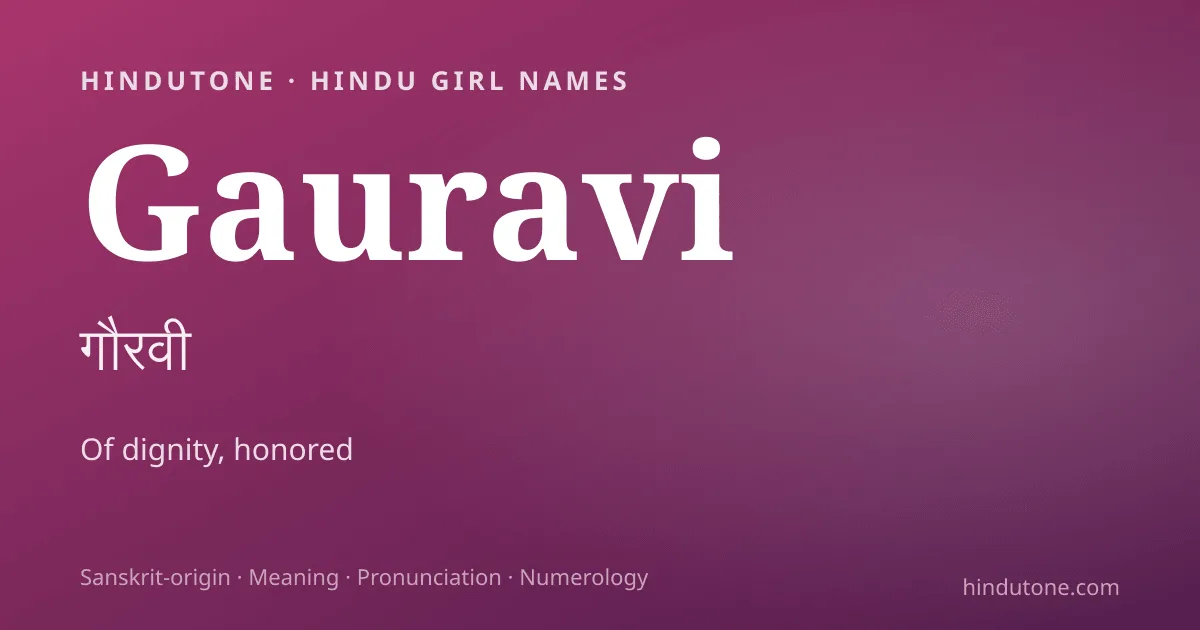 Gauravi