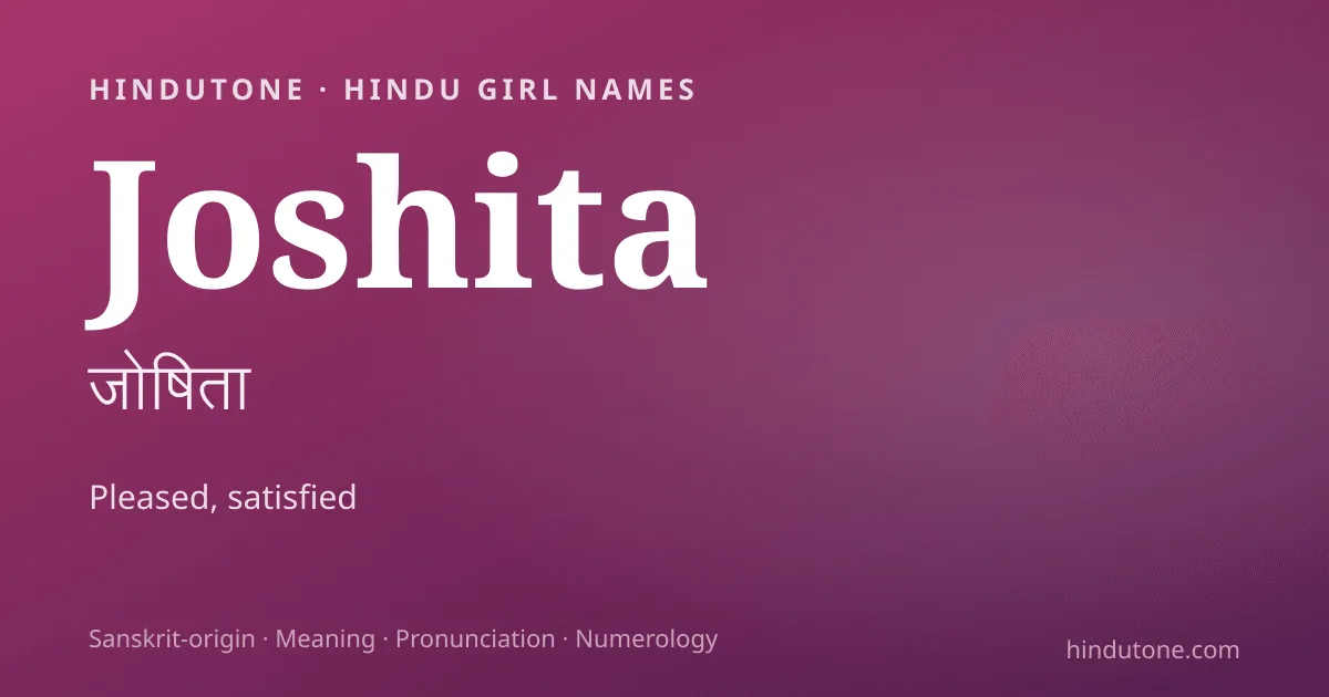 Joshita
