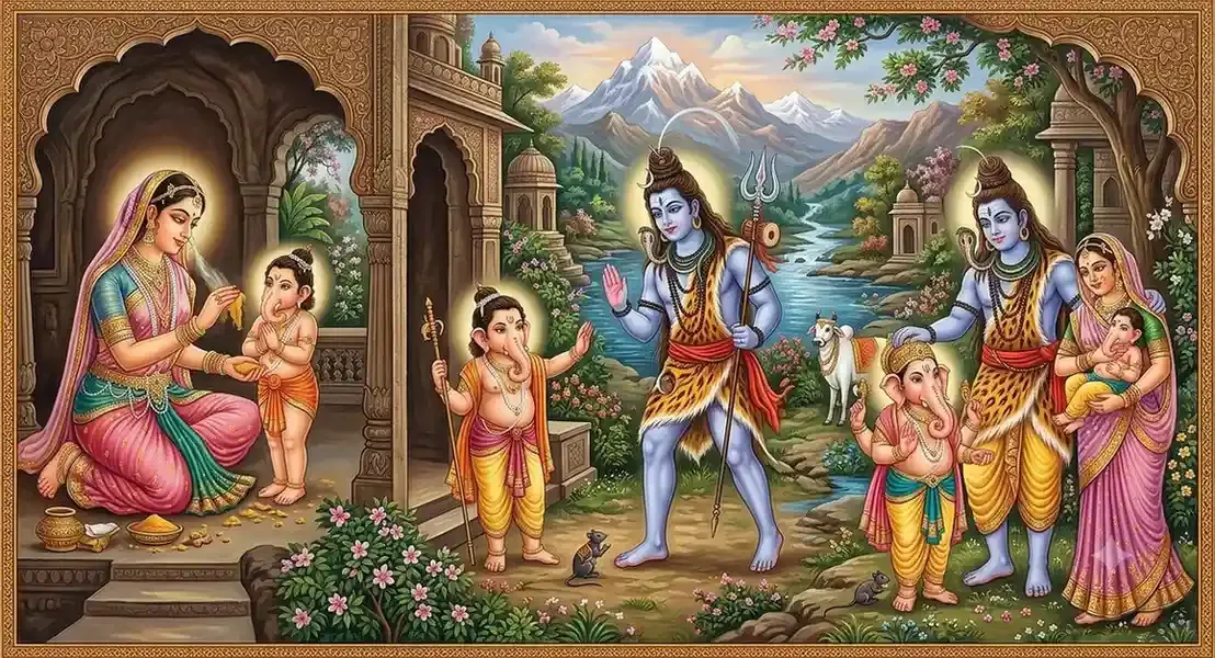 Why Lord Ganesha Has an Elephant Head — The Birth Story — Ganesh Chaturthi